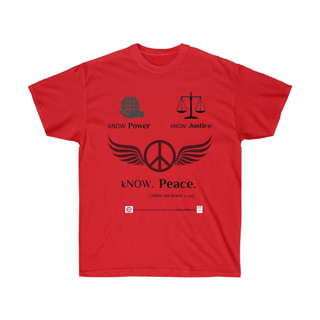 B.E.shirt™_ kNOW Peace (Idaho Joe Evans) - Image 15