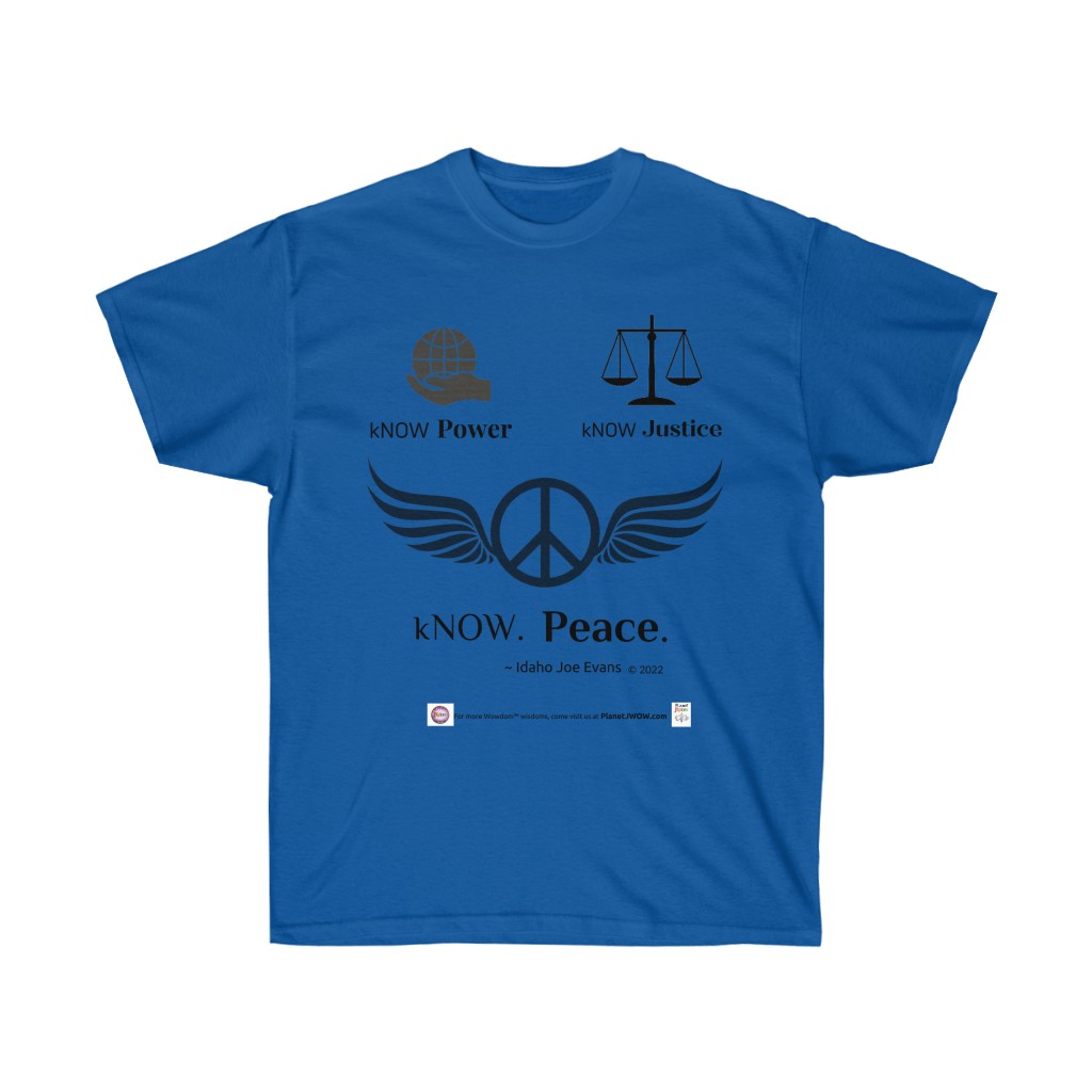 B.E.shirt™_ kNOW Peace (Idaho Joe Evans) - Image 11