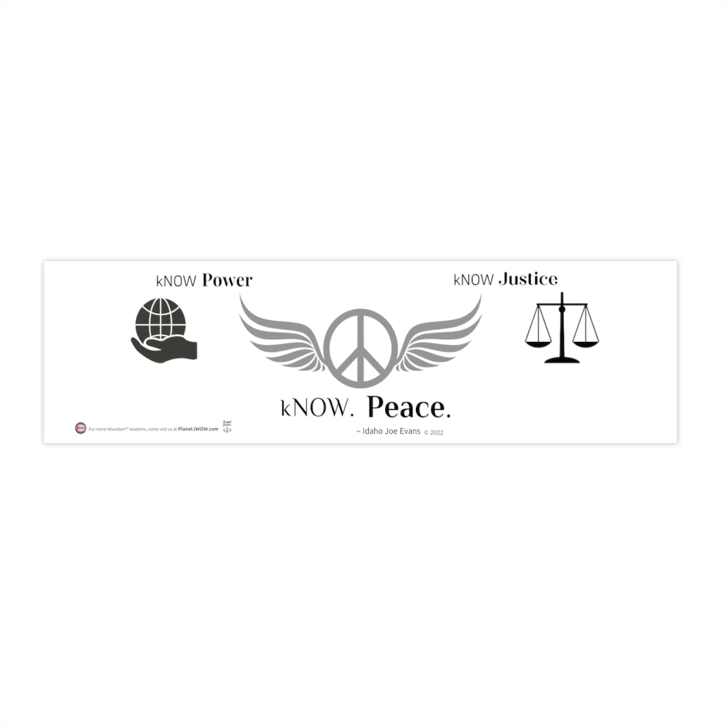 B.E.cal™_ kNOW Peace (Idaho Joe Evans) - Image 2