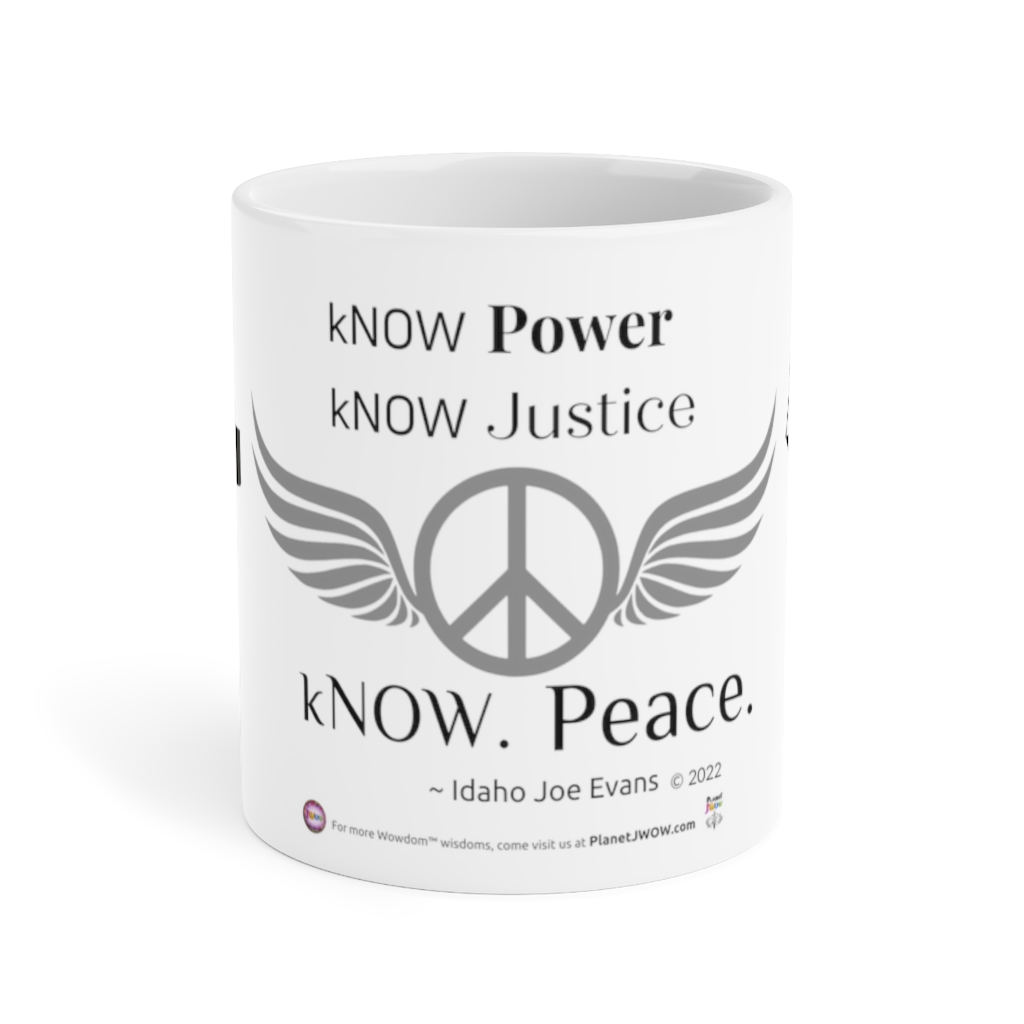 3-Yum Mug_ kNOW Peace (Idaho Joe Evans) - Image 2